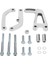 Cilalı Alüminyum Alaşımlı Hidrolik Direksiyon Pompası Montaj Braketi Için Fit Sbc Chevy 262-400 (Yurt Dışından) 1