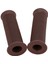 2 Adet 22MM Evrensel Vintage Motosiklet Gidonu Sapları Gaz Gidon Biter (Kırmızı Kahverengi) (Yurt Dışından) 2