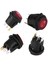 2 Adet Kırmızı LED Işık 12V / 24V Evrensel 20A 3pin Araba Oto Tekne Yuvarlak On-Off Rocker Geçiş Anahtarı (Yurt Dışından) 4
