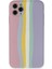 Iphone 11 Pro Kılıf Ebruli Lansman Silikon - Pembe-Lila Svlrs 1