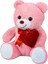 Oyuncak Sevimli Kalpli Ayıcık,pelüş Ayıcık,doldurulabilir Pelüş Hayvan,kawaii,sevgililer Günü,kalpli Ayıcık,rengarenk Ayıcık, (Pembe) 2
