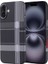 Apple iPhone 16 Plus Uyumlu Kılıf M-Safe Şarj Özellikli Karbon Fiber Görünümlü Zore Nekst Kapak 1