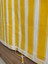 Sarı Beyaz Balkon Perdesi, Çardak Perdesi, Korniş Düğmeli ve Kuş Gözü Delikli Balkon Perdesi 2
