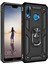 Huawei P20 Lite Kılıf Sofya Yüzüklü Silikon Kapak - Siyah Svlrs 1