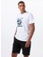 Bisiklet Yaka Baskılı Beyaz Erkek T-Shirt M5WM-TST1052 2