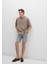 Brian 90LAR Açık Gri Jean Şort 0418489820 2