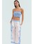 Yazlık Çiçek Desenli Pamuklu Bluz Pantolon Takım Plaj Modası Modern Stil Özenle Seçilmiş 1