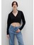 Siyah Crop Hırka 1710690-900 3