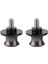 2 Adet 6mm Motosiklet Cnc Arka Standı Salıncak Kolu Biriktirme Kaydırıcılar Standı Salınım Koluleri (Titanyum) (Yurt Dışından) 1
