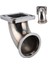3.0 Inç Vband To T3 Turbo Flanş 90° Viraj Adaptör Flanş Cnc Işleme 304 Turboşarj Için (Yurt Dışından) 3