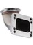 3.0 Inç Vband To T3 Turbo Flanş 90° Viraj Adaptör Flanş Cnc Işleme 304 Turboşarj Için (Yurt Dışından) 4