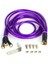 Evrensel 5 Noktalı Araba Topraklama Kablosu Güçlendirilmiş Topraklama Kablosu Sistemi Kiti Modifikasyon Mor (Yurt Dışından) 1