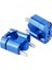 Çift 22MM / 28MM 1/8in 7 / 8in Motosiklet Gidonu Montaj Kelepçeleri Yükseltici Adaptörü Cnc Alüminyum Alloyblue (Yurt Dışından) 3