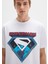 Superman Baskılı Beyaz Tişört 0612917-620 5