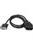 16PIN Obd2 To RS232 Db9 Araç Teşhis Arabirim Adaptörü Uzatma Kablosu Konektörü (Yurt Dışından) 1
