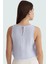 Yazlık Kolsuz Crop Bluz Rahat Günlük Polyester Dokuma Kumaş ve Şık Özel Tasarım 2