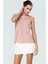 Halter Yaka Fırfırlı Bluz Örme Kumaştan Şık Modern Stil Premium Kalite Trend Tasarım 1