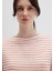 Turuncu Çizgili Tişört 1612664-90710 6