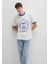 Biye Detaylı Beyaz Tişört 0612954-70057 1