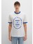 Biye Detaylı Beyaz Tişört 0612954-70057 4