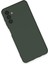 Samsung Galaxy A24 4g Kılıf Nano Içi Kadife Silikon - Koyu Yeşil Svlrs 3
