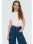 Kadın Bağlama Detaylı Bisiklet Yaka Crop Bluz Özenle Seçilmiş Seçkin Malzeme Premium Kalite 3