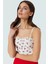 Kadın Çiçekli Waffle Kumaş Fitted Crop Bluz Yüksek Kalite Mükemmel Uyum Rahat ve Şık 2