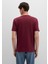 Etiket Detaylı Bordo Basic Tişört 0611824-70394 4