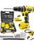 Çift Li-Ion Bataryalı Metal Şanzıman Darbeli Set, 27 Parça, Güçlü ve Çok Amaçlı 1