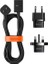 Baseus Powercombo Mini Power Strip 1AC 10 M Güç Kablosu /eu + Uk Fiş Adaptörleri - MCT7546-6321 3