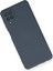 Samsung Galaxy A12 Kılıf Nano Içi Kadife Silikon - Gri Svlrs 3