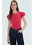 Örme Bluz Fitted Kalıp Bisiklet Yaka Kısa Kol Günlük Stil Özenle Seçilmiş Modern 1