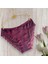 Tül Detaylı Mürdüm Slip Külot 38-40 B 1