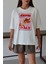 Beyaz Capri Baskılı T-Shirt 3