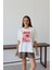 Beyaz Capri Baskılı T-Shirt 4