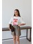 Beyaz Capri Baskılı T-Shirt 5