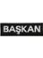 Siyah Zemin Başkan Yazılı Nakış Patch - 10X3 cm 1