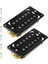 2 Adet (1 Set) Siyah Humbucker Çift Bobinli Elektrik Gitar Manyetikleri + Çerçeve Vidası (Yurt Dışından) 2