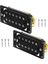 2 Adet (1 Set) Siyah Humbucker Çift Bobinli Elektrik Gitar Manyetikleri + Çerçeve Vidası (Yurt Dışından) 3