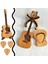 3set Sherum Strumbox, Sheremart Strumbox, 3 Adet Gitar Penası ile Ahşap Akustik Gitar Penası Kutusu, Gitar Penası Vitrin Kutusu (Yurt Dışından) 3