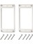 Metal Humbucker Manyetik Halkası Kapak Çerçevesi Değişimi Lp Gitar Montajlı Elektrik Gitarlarla Uyumlu (Gümüş) (Yurt Dışından) 1
