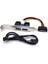 Masaüstü Bilgisayar Çift Port Sata Güç Esata Esatap 9pin USB 2.0 Dönüştürücü Genişletme Arka Braket Kartı (Yurt Dışından) 3