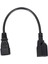 1ft Iec 320 C14 Erkek Fiş Nema 5-15R 3 Uçlu Dişi Pc Güç Adaptörü Kablosu Siyah (Yurt Dışından) 4