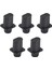 Tele Switch Cap Ucu Telecaster Top-Hat Switch Ucu Siyah Tele Gitar Parçaları Için 5'li Paket (Yurt Dışından) 2
