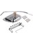 Metal Tremolo Köprü Set Vidaları Anahtarları Mustang Jazzmaster Gitar Yedek Aksesuarları Kolay Kullanım- Gümüş (Yurt Dışından) 2