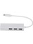 Typec To Usb2.0 100GBE Ağ Kartı Hub Lan RJ45 Ethernet Ağ Adaptörü 3 Port USB 2.0 (Yurt Dışından) 1
