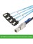 Mini Sas Hd SFF-8644 - 4 x Sata 7pin Sabit Disk Kablosu 12GBPS Sunucu Harici Sabit Disk Yüksek Hızlı Kablo 3.33TF/1M (Yurt Dışından) 4