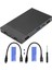 HDD Muhafazası M.2 Nvme Çift Bölmeli HDD Muhafazası Gen2 10GBPS Hub Yerleştirme Istasyonu HDD Aksesuarları (Yurt Dışından) 1