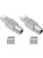 RJ45 Cat7 Konnektörleri Için 2 Adet Aletsiz Korumalı Aletsiz Modüler Ağ Fişi Kurulum Kablosu Için (Yurt Dışından) 4