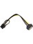 15PIN Sata Erkek - 8pin (6+2) Pcı-E Güç Kaynağı Kablosu Sata Kablosu 15-Pin - 8 Pin Kablo 18AWG Kablo Grafik Kartı Için (1 Adet) (Yurt Dışından) 2